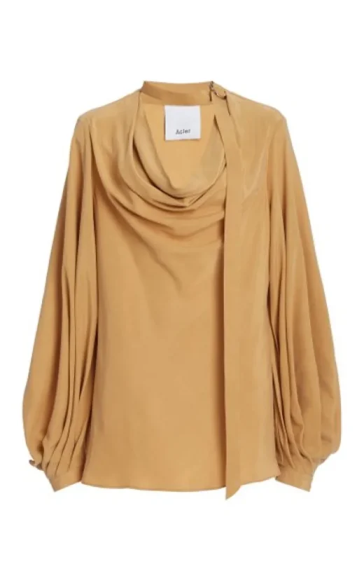 Acler - Almond Daleside Blouse (Almond) FINAL SALE