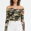 Acler - BURFORD TOP (EMERALD BOUQUET)