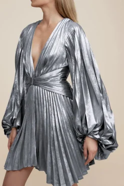 Acler - GENEVA DRESS (GUNMETAL)