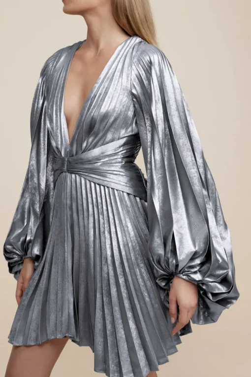 Acler - GENEVA DRESS (GUNMETAL)
