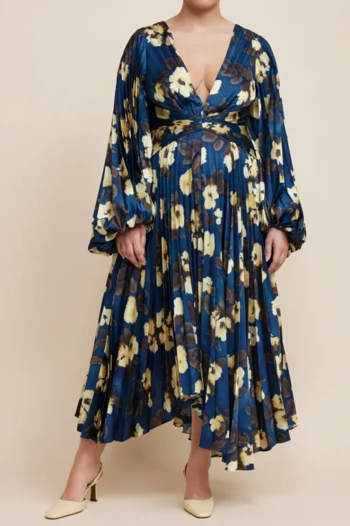 Acler - Palms Dress (Floral Posy) FINAL SALE