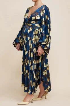 Acler - Palms Dress (Floral Posy) FINAL SALE