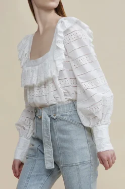Acler - Valentine Top (Ivory)