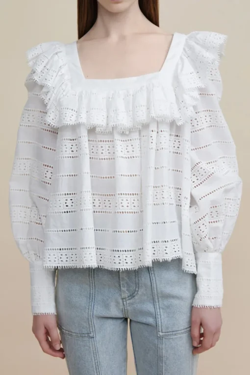 Acler - Valentine Top (Ivory)