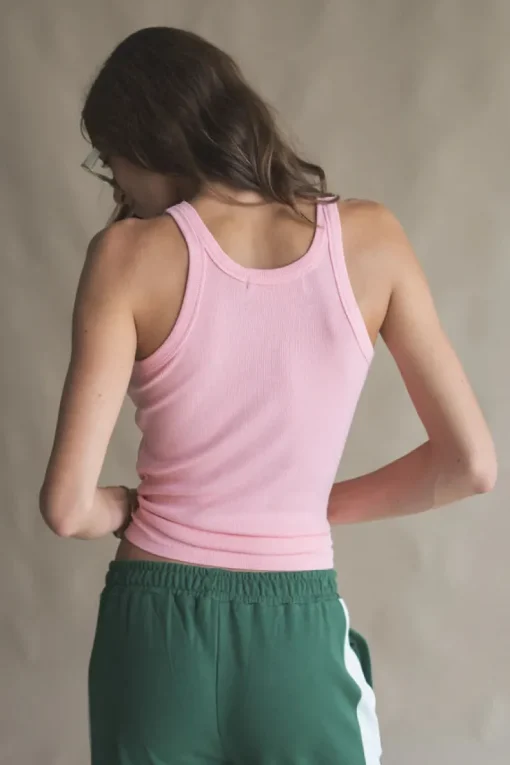 Women Araminta James - MONOGRAM TANK (PINK)