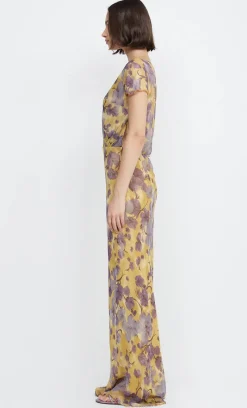 Bec and Bridge BEC + BRIDGE - BERNADETTE WRAP MAXI DRESS (Golden Violet)