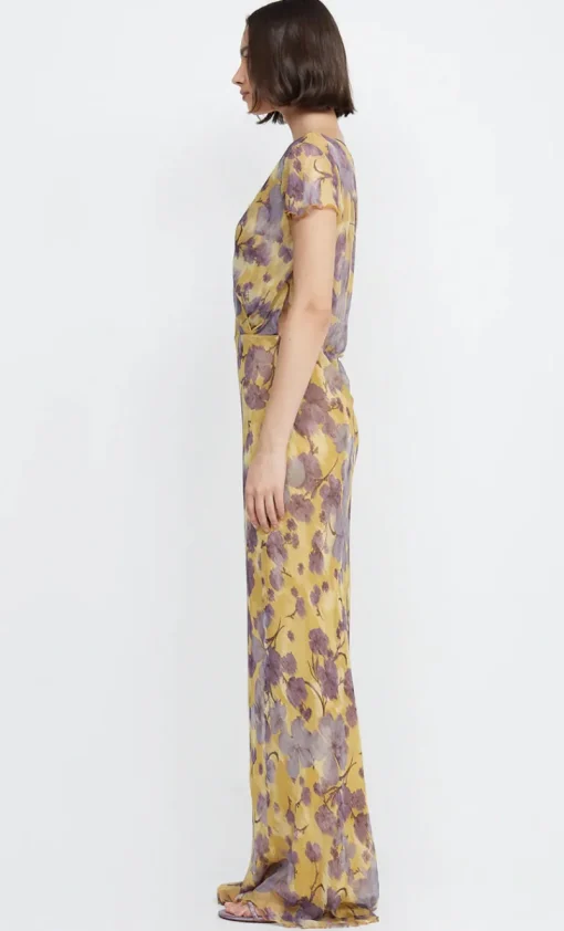 Bec and Bridge BEC + BRIDGE - BERNADETTE WRAP MAXI DRESS (Golden Violet)
