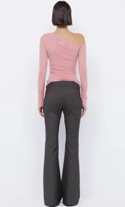 Bec and Bridge BEC + BRIDGE - LIV LONG SLEEVE TOP (PINK SHERBET)