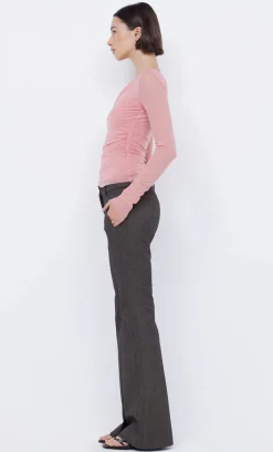 Bec and Bridge BEC + BRIDGE - LIV LONG SLEEVE TOP (PINK SHERBET)