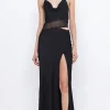 Bec and Bridge BEC + BRIDGE - MAX HALTER MAXI DRESS (BLACK) FINAL SALE