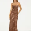 BOTEH - BRONZEE BIAS SLIP DRESS (CAFE)