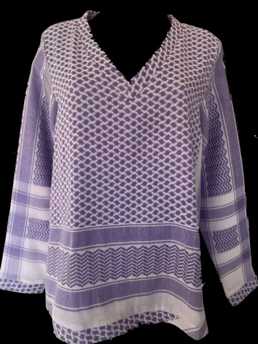 Cecile Copenhagen CECILIE COPENHAGEN - Shirt V Long Sleeves (Lavender Fog)