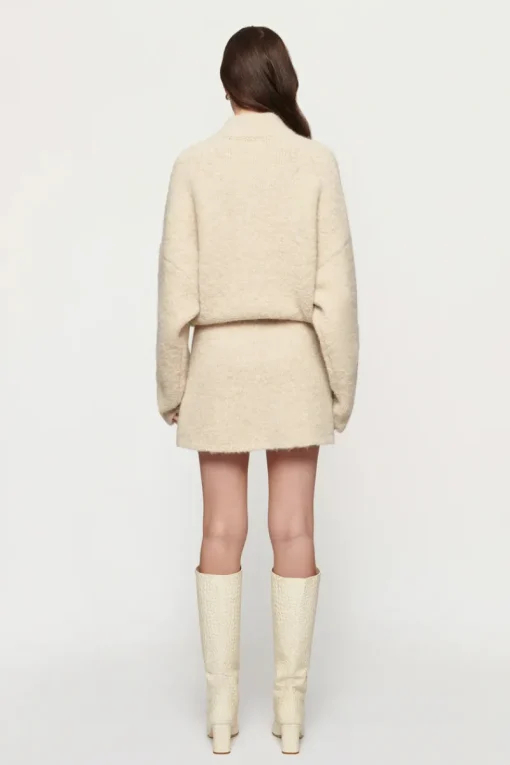 Women Clea - PENN BOUCLE MINI SKIRT (ALABASTER)