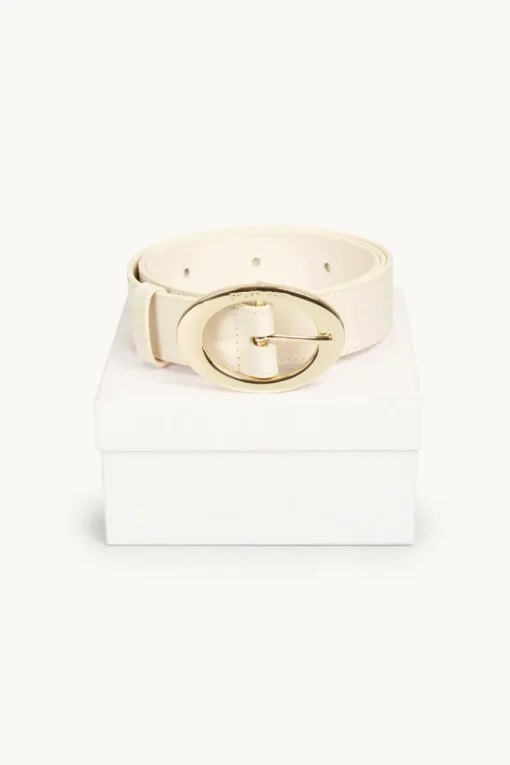 Women Dylan Kain - The Heidi Belt (Cream / Light Gold)