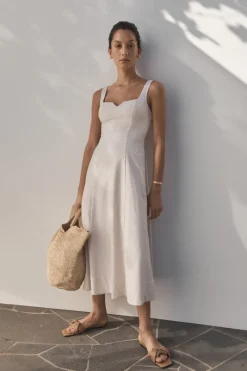 Elka Collective - Arabella Dress (Natural Fleck)