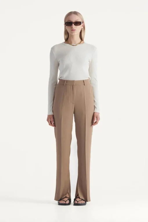 Women Elka Collective - FRIDA PANT (Taupe)