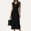 Women Elka Collective - HEATHER KNIT DRESS (BLACK)