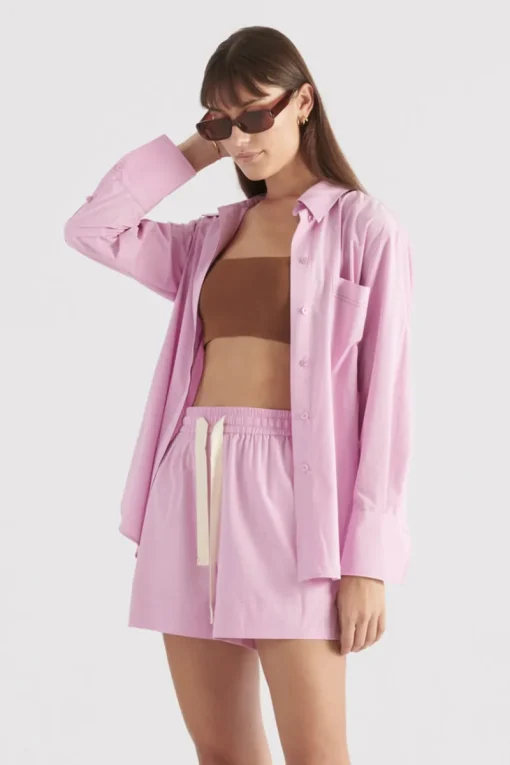 Women Elka Collective - LINDSEY SHIRT (FUSCHIA)