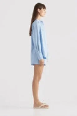 Women Elka Collective - Lindsey Shirt (Cornflower Blue)