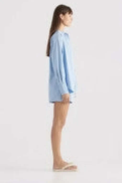 Women Elka Collective - Lindsey Shirt (Cornflower Blue)