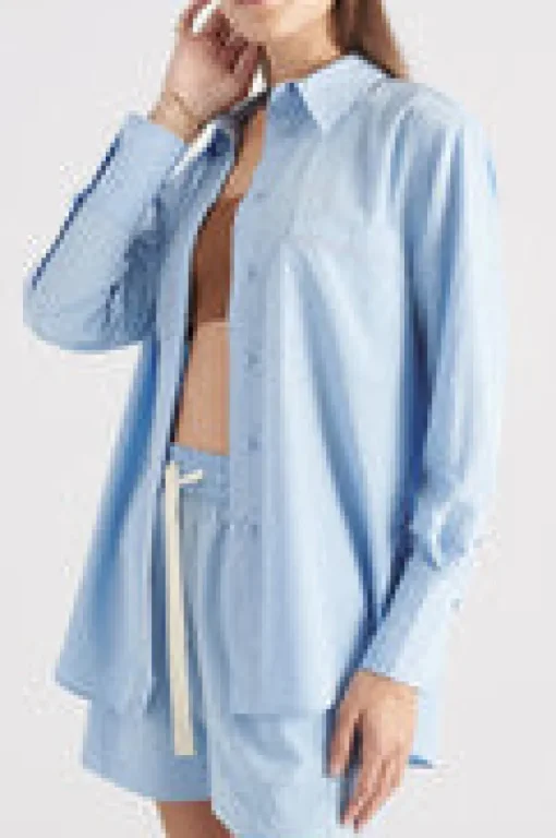 Women Elka Collective - Lindsey Shirt (Cornflower Blue)