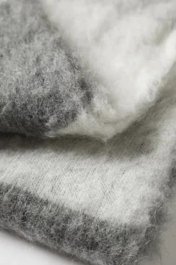Women Elka Collective - NIELSON SCARF GREY CHECK