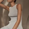 Elka Collective - Stevie Knit Dress (Seamist)