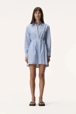Elka Collective - CHARLOTTE DRESS (BLUE STRIPE)