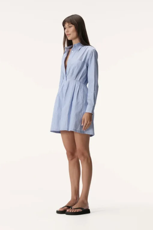 Elka Collective - CHARLOTTE DRESS (BLUE STRIPE)