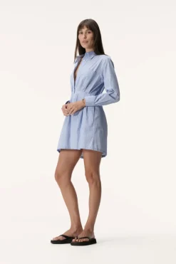 Elka Collective - CHARLOTTE DRESS (BLUE STRIPE)