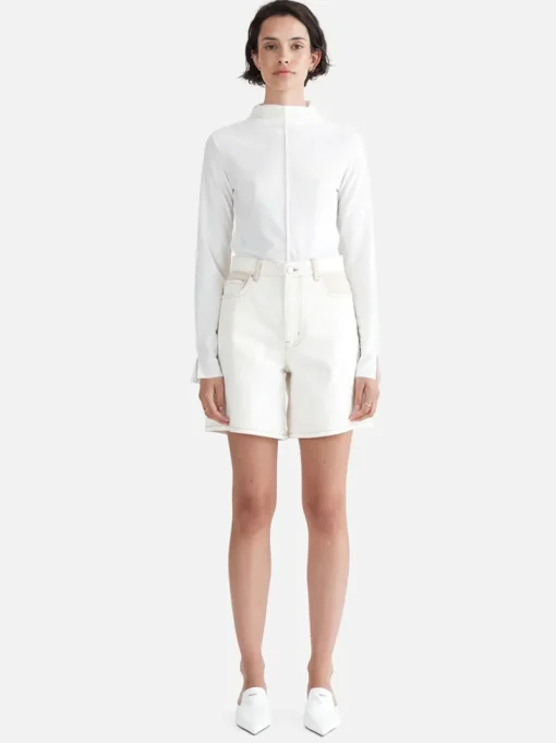 Ena Pelly - AUDREY MINI SHORT (WHITE / STONE)
