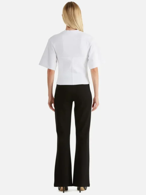 Ena Pelly - AVA CORSET TEE (WHITE)