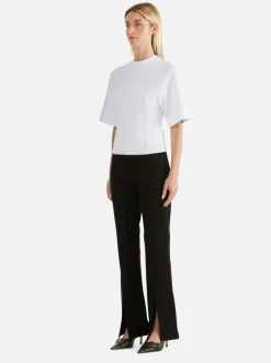 Ena Pelly - AVA CORSET TEE (WHITE)