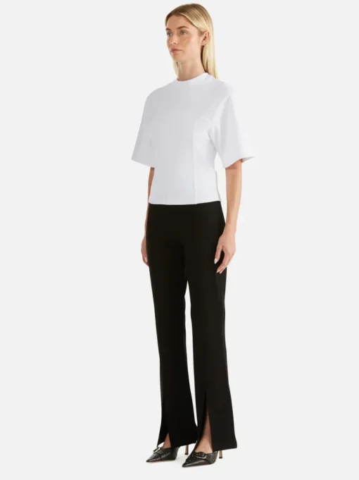 Ena Pelly - AVA CORSET TEE (WHITE)