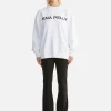 Ena Pelly - CHLOE OVERSIZED SWEATER CORE LOGO (WHITE)