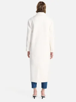 Ena Pelly - HARPER BOUCLE WOOL COAT (BONE)