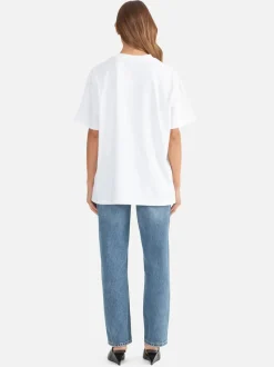 Ena Pelly - LEXI MONOGRAM TEE (WHITE)