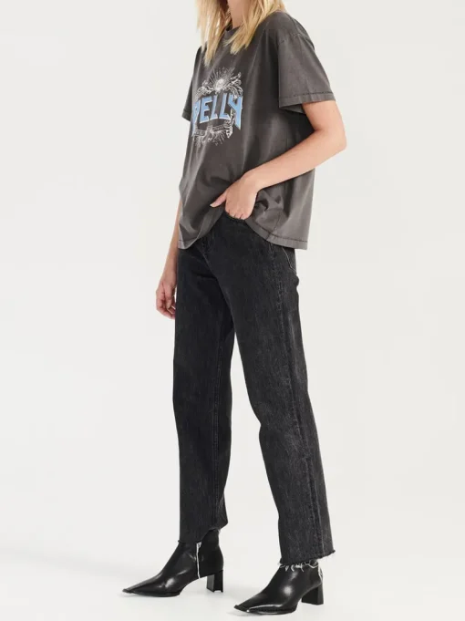 Ena Pelly - Python Crest Tee (Charcoal)