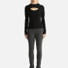 Ena Pelly - REMI RIBBED TOP (BLACK)