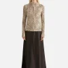 Women Ena Pelly - SADIE LONG SLEEVE TOP (SNAKE SKIN)