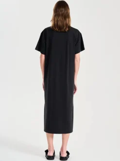 Ena Pelly - Thriller Tee Dress (Washed Black)