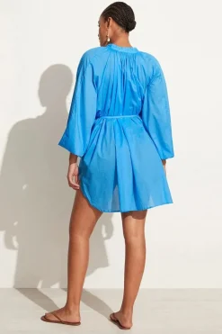 Women Faithfull The Brand - Lucita Smock Dress (Turquoise)