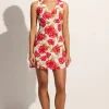Faithfull The Brand - PENNE MINI DRESS (ISADORA FLORAL RED)