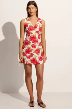 Faithfull The Brand - PENNE MINI DRESS (ISADORA FLORAL RED)