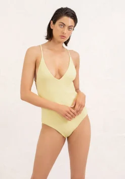 Women Fella Swim - Jerry Full Piece (Pale Daffoldil)