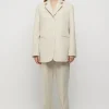 Women Friend of Audrey - Filippa Single Breasted Blazer (Winter White)