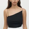 Friend of Audrey - Rhodes Singlet Top (Black)