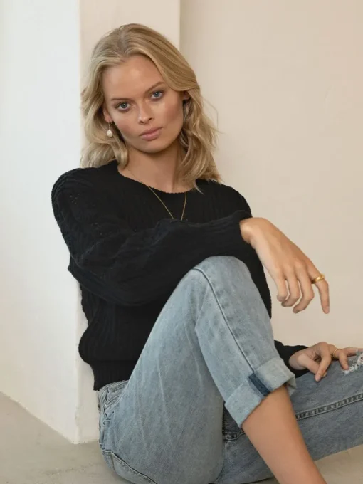 Kivari - Abigail Knit Jumper (Black)