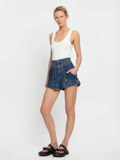 Kivari - CELENE DENIM SHORT (PALOMA / INDIGO)