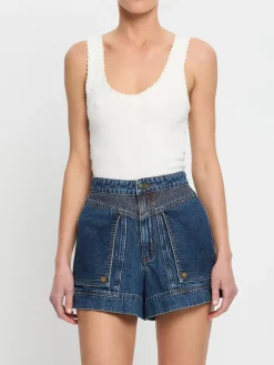 Kivari - CELENE DENIM SHORT (PALOMA / INDIGO)